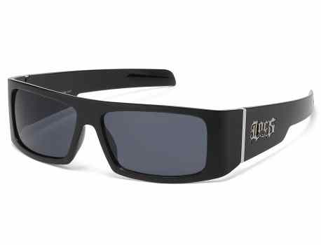 Locs Rectangle Sunglasses loc-xxl91265-bk