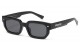 Biohazard Modern Rectangle Sunglasses bz66365