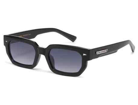 Biohazard Modern Rectangle Sunglasses bz66365