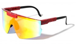 Rimless Flip-Up Shield Sunglasses p30605
