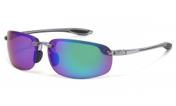 Classic Semi Rimless Frame Sunglasses 712176