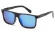 Locs Square Mirror Lens Sunglasses loc91296-bkcm