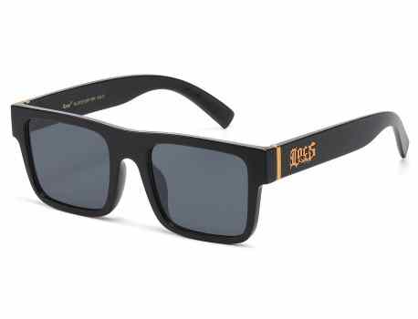 Locs Black Square Sunglasses loc91297-bk
