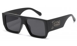 Locs Large Black Square Sunglasses loc91301-bk