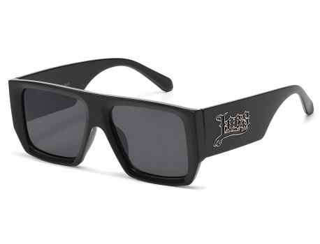 Locs Large Black Square Sunglasses loc91301-bk