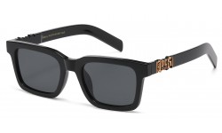 Locs Bold Square Sunglasses loc91304-bk