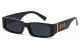 Locs Slim Rectangle Sunglasses loc91320-bk