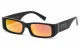 Locs Mirror Lens Square Frame loc91139-bkrv