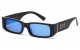 Locs Urban Rectangle Sunglasses loc91320-bkcm