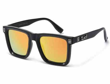 Locs Casual Square Frame Sunglasses loc91141-mix