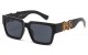 Locs Large Square Sunglasses loc-xxl91255-bk