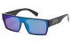 Locs Panel Wrap Sunglasses loc91325-bkcm