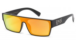Locs Panel Wrap Sunglasses loc91325-bkcm