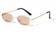 Metallic Oval Sunglasses m10729 