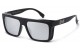Locs Mirror Square Sunglasses loc91326-bkcm