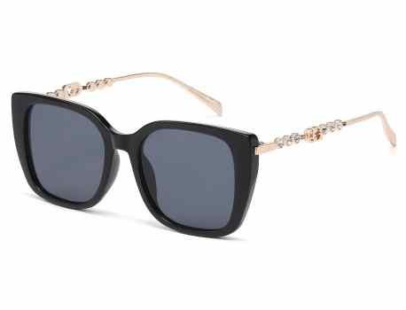 Rhinestone Square Frame Sunglasses rs2105