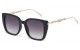 Rhinestone Square Frame Sunglasses rs2105
