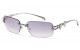 Giselle Metallic Rimless Sunglasses gsl28313