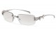 Giselle Metallic Rimless Sunglasses gsl28313