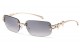 Giselle Metallic Rimless Sunglasses gsl28313