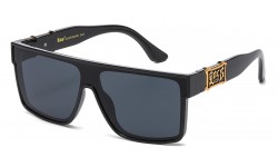 Locs Bold Black Square Sunglasses loc91324-bk