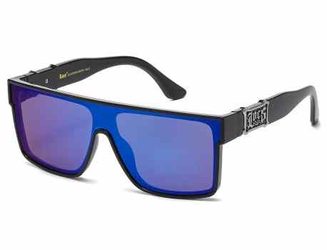 Locs Mirror Lens Sunglasses 91324-bkcm