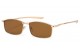 Giselle Metallic Square Sunglasses gsl28153