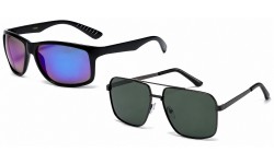 Locs Matte Black Sunglasses locs91070-mb