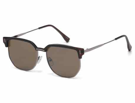 Classic Metallic Square Sunglasses 713102