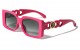 Lion Head Wide Butterfly Frame Sunglasses lh-p4086