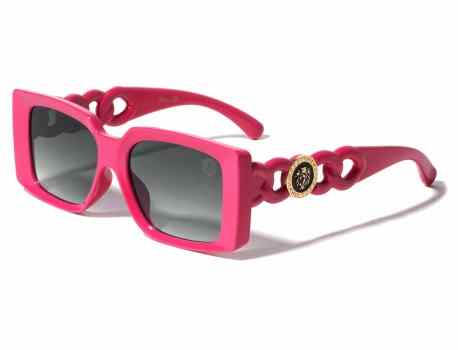 Lion Head Wide Butterfly Frame Sunglasses lh-p4086