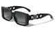 Lion Head Wide Butterfly Frame Sunglasses lh-p4086