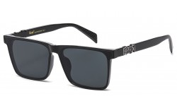Locs Black Square Sunglasses loc91329-bk