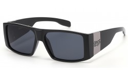 Locs Oversized Black Sunglasses loc91337-bk