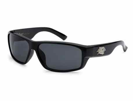 Locs Black Wrap Sunglasses loc91332-bk