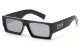 Locs Square Frame Sunglasses loc91321-bkcm