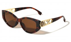 Lion Head Metallic Rimless Sunglasses lh-m7837