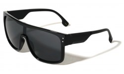Frosted Crystal Shield Sunglasses bp0329-cm