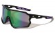 Ink Splatter Rimless Shield Sunglasses p30418
