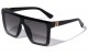Oversized Flat-Top Shield Sunglasses p6582