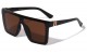 Oversized Flat-Top Shield Sunglasses p6582