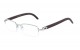Semi-Rimless Wooden Readers rd-m4007