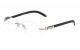 Rimless Wood Pattern Readers rd-m4010