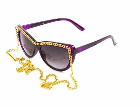Retro Cat-Eye Bifocal Glasses sr20034-chains