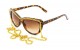 Retro Cat-Eye Bifocal Glasses sr20034-chains