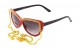Retro Cat-Eye Bifocal Glasses sr20034-chains