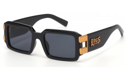 Locs Modern Black Square Shades loc91336-bk