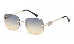 Giselle Metallic Rimless Square gsl28318