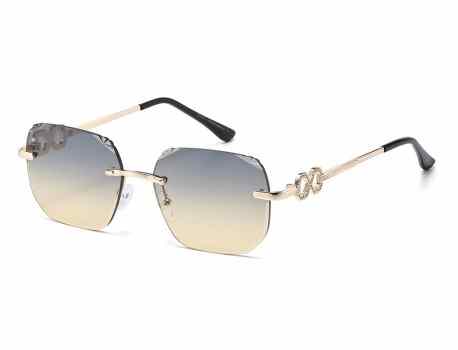 Giselle Metallic Rimless Square Shades gsl28318