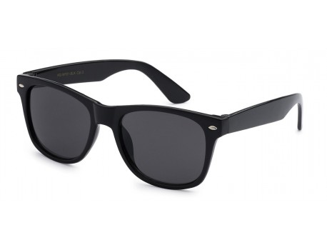 Juniors Retro Rewind Black Kids Wayfarer